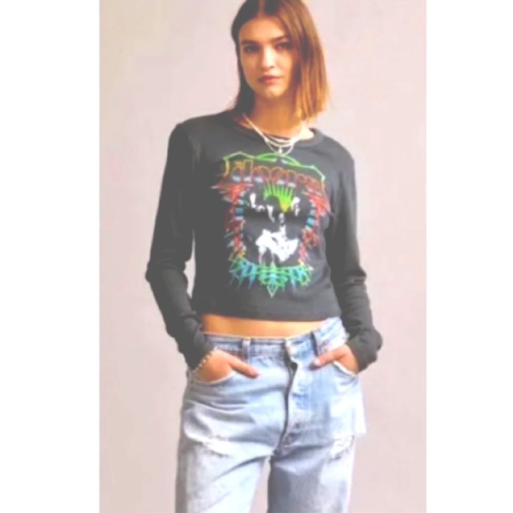 The doors rock punk modern band t shirt free people sz small